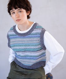 niko and... | 洗えるカラフル2WAYショートベスト(ベスト)