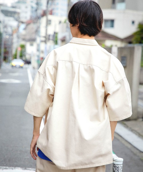 MARKGONZALES  Yシャツ Mark Gonzales/マークゴンザレス MONO-MART別注 オーバーサイズ