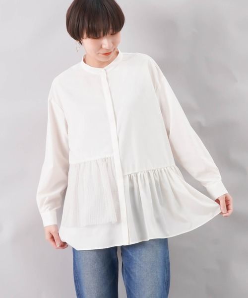新品　RAW FUDGE ポイントレース切替ブラウス　ローファッジ LUCA/LADY LUCK LUCA（ルカ/レディラックルカ）の「RAW FUDGE