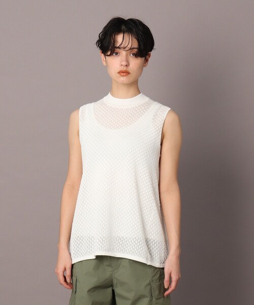 DRESSTERIOR(ドレステリア)の「◆レースニットプルオーバー(ニット/セーター・レディース・ブラック/ホワイト系・38)」の6枚目の写真