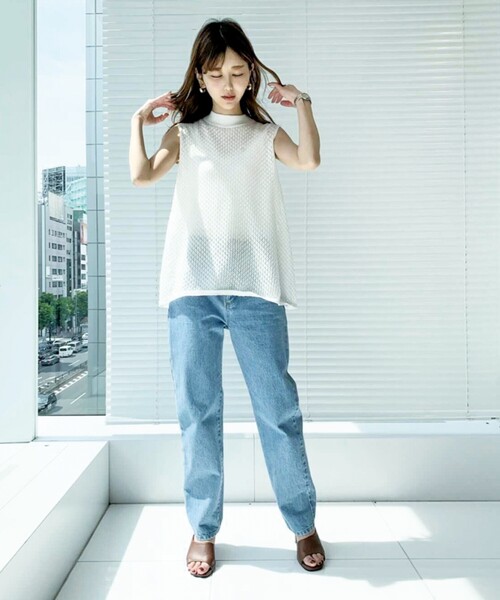 DRESSTERIOR(ドレステリア)の「◆レースニットプルオーバー(ニット/セーター・レディース・ブラック/ホワイト系・38)」の8枚目の写真