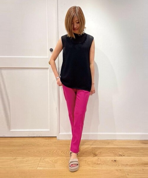 DRESSTERIOR(ドレステリア)の「◆レースニットプルオーバー(ニット/セーター・レディース・ブラック/ホワイト系・38)」の10枚目の写真