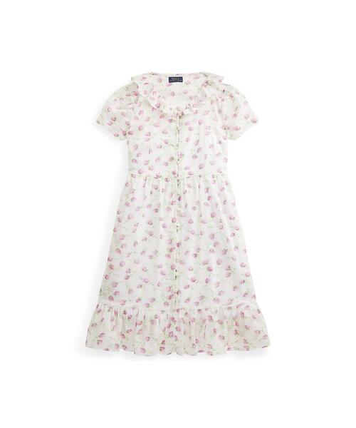 セール フローラル コットン ミディ ドレス ワンピース Polo Ralph Lauren Childrenswear ポロラルフローレンチャイルドウェア のファッション通販 Zozotown