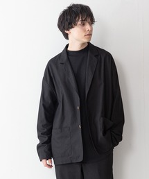 【UNIIT】コットンリネン ルーズフィット(オーバーサイズ/ビッグシルエット) テーラードジャケット セットアップ対応品番