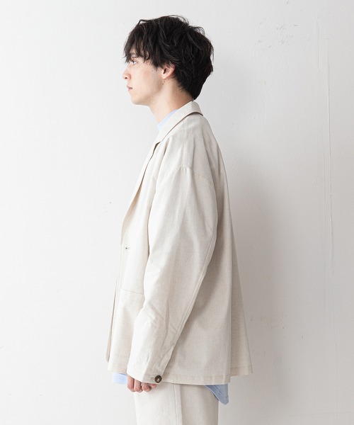UNIIT】コットンリネン ルーズフィット（オーバーサイズ/ビッグ