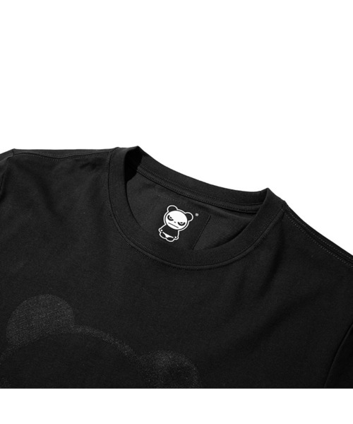 HIPANDA(ハイパンダ)の「HIPANDA HIPANDA メンズ BASIC ラバーシャドープリント 半袖Tシャツ(Tシャツ/カットソー・メンズ・ブラック/ホワイト・SMALL/XX-LARGE/X-LARGE/MEDIUM/LARGE)」の8枚目の写真