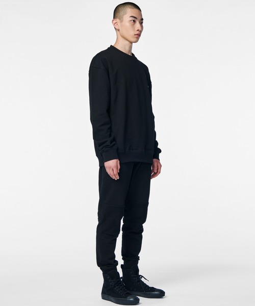 PIPING HOT FUTURE（パイピングホットフューチャー）の「L/S OVERSIZE POCKET CREW（スウェット・メンズ・ブラック・S/L/M/XL）」の9枚目の写真