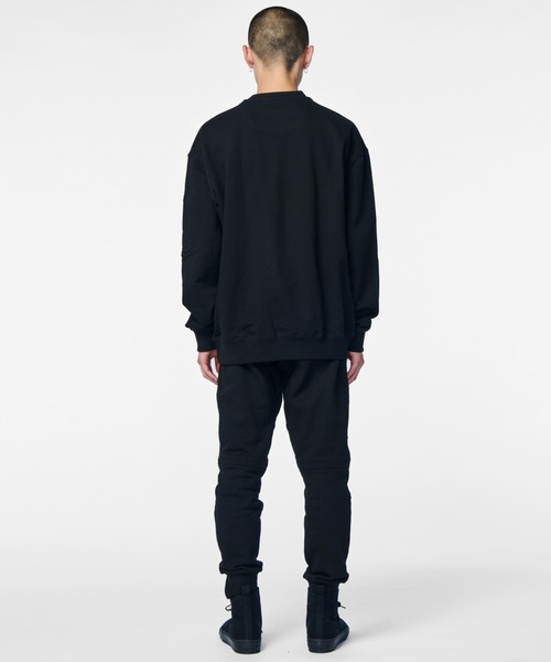 PIPING HOT FUTURE（パイピングホットフューチャー）の「L/S OVERSIZE POCKET CREW（スウェット・メンズ・ブラック・S/L/M/XL）」の10枚目の写真