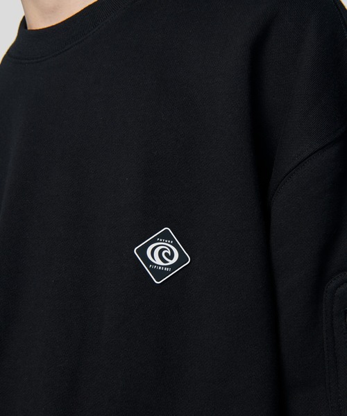 PIPING HOT FUTURE（パイピングホットフューチャー）の「L/S OVERSIZE POCKET CREW（スウェット・メンズ・ブラック・S/L/M/XL）」の14枚目の写真