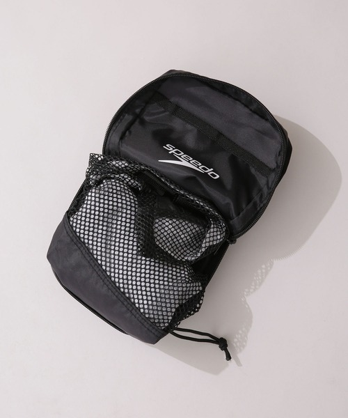 Speedo（スピード）の「speedo/ポケッタブルメッシュバッグ（バックパック/リュック・レディース・ブラック・FREE）」の9枚目の写真