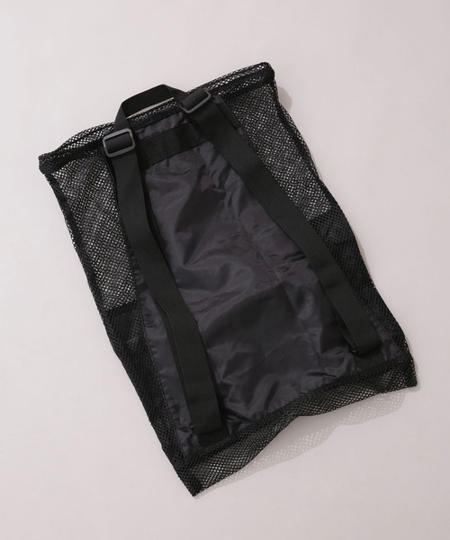 Speedo（スピード）の「speedo/ポケッタブルメッシュバッグ（バックパック/リュック・レディース・ブラック・FREE）」の11枚目の写真