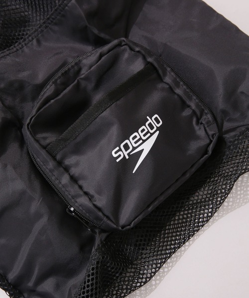 Speedo（スピード）の「speedo/ポケッタブルメッシュバッグ（バックパック/リュック・レディース・ブラック・FREE）」の13枚目の写真