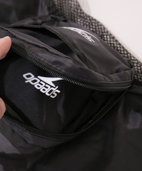 Speedo（スピード）の「speedo/ポケッタブルメッシュバッグ（バックパック/リュック・レディース・ブラック・FREE）」の18枚目の写真