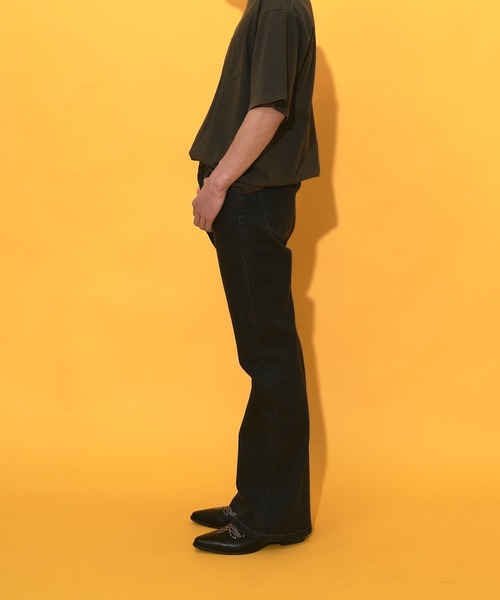 PUBLUX(パブリュクス)の「【PUBLUX/パブリュクス×ベルエポック】フレアデニムパンツ/ユニセックス(デニムパンツ・メンズ・ブラック/グレー/ブルー・SMALL/MEDIUM/LARGE)」の21枚目の写真