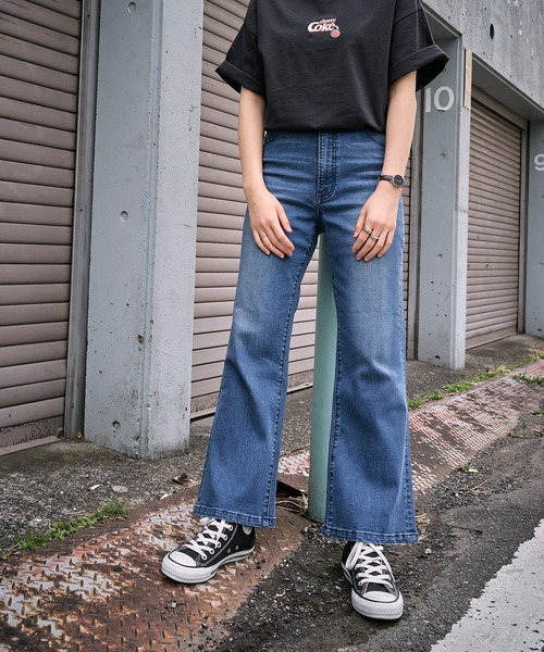 PUBLUX(パブリュクス)の「【PUBLUX/パブリュクス×ベルエポック】フレアデニムパンツ/ユニセックス(デニムパンツ・メンズ・ブラック/グレー/ブルー・SMALL/MEDIUM/LARGE)」の11枚目の写真