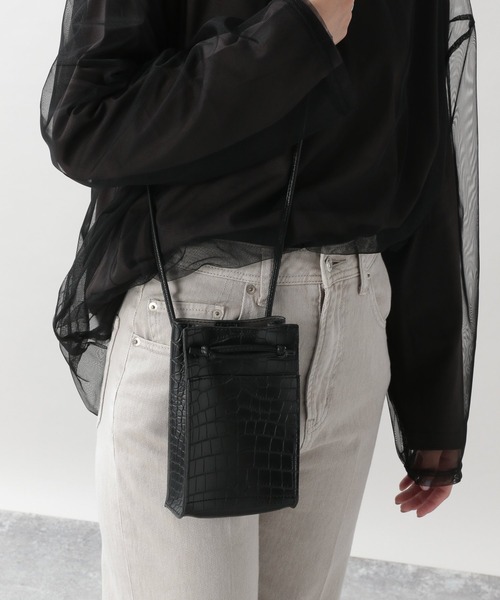 RAGEBLUE(レイジブルー)の「レザータッチミニショルダーバッグ/950642(ショルダーバッグ・メンズ・オフホワイト/ブラック/ベージュ/シルバー/その他・FREE)」の5枚目の写真