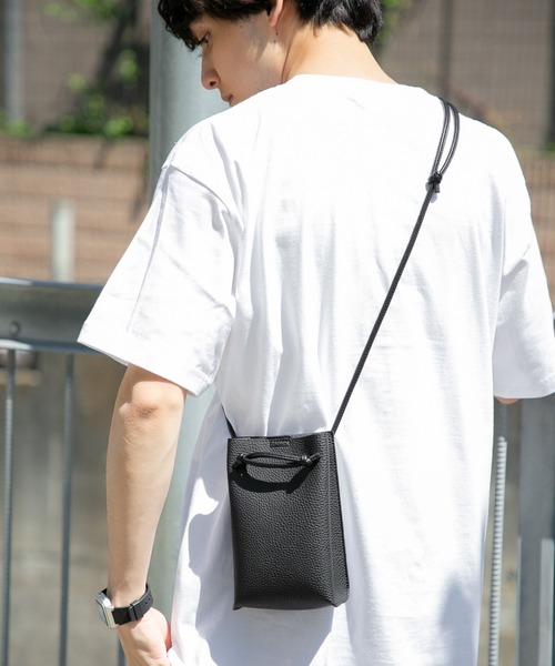 RAGEBLUE(レイジブルー)の「レザータッチミニショルダーバッグ/950642(ショルダーバッグ・メンズ・オフホワイト/ブラック/ベージュ/シルバー/その他・FREE)」の17枚目の写真