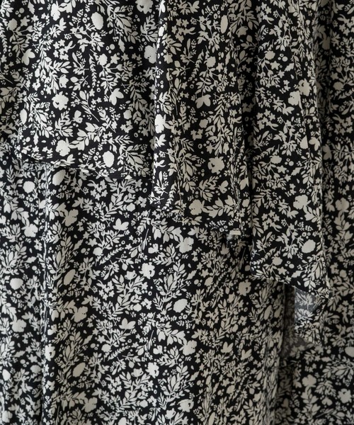 Kastane（カスタネ）の「花柄アシメフリルスカート（スカート・レディース・ブラック/ミント・FREE）」の12枚目の写真