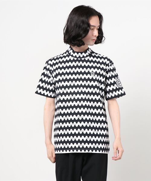 新品 パーリーゲイツ ソルディフェンダー 半袖ハイネック