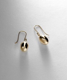 K10中空コクーンモチーフ フックピアス