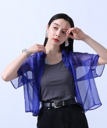 HARE | ショートシアーシャツ(HARE)(シャツ/ブラウス)