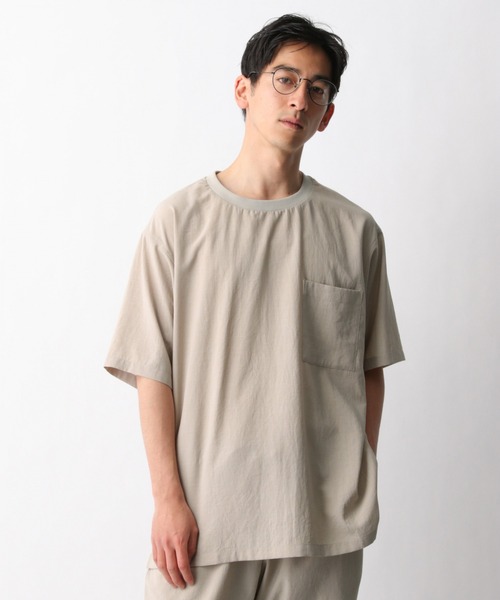 GLOBAL WORK(グローバルワーク)の「爽快リネンミックスT/935474(Tシャツ/カットソー・メンズ・チャコールグレー/ベージュ/カーキ・SMALL/MEDIUM/LARGE)」の14枚目の写真