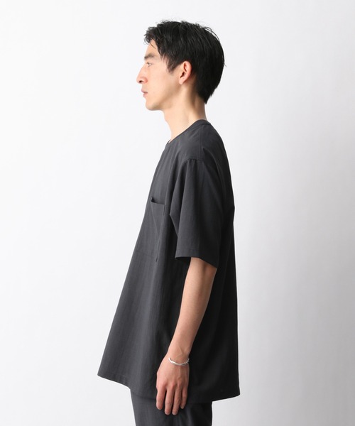 GLOBAL WORK(グローバルワーク)の「爽快リネンミックスT/935474(Tシャツ/カットソー・メンズ・チャコールグレー/ベージュ/カーキ・SMALL/MEDIUM/LARGE)」の17枚目の写真