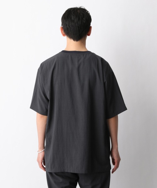 GLOBAL WORK(グローバルワーク)の「爽快リネンミックスT/935474(Tシャツ/カットソー・メンズ・チャコールグレー/ベージュ/カーキ・SMALL/MEDIUM/LARGE)」の18枚目の写真