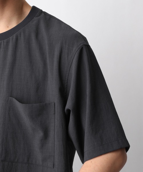 GLOBAL WORK(グローバルワーク)の「爽快リネンミックスT/935474(Tシャツ/カットソー・メンズ・チャコールグレー/ベージュ/カーキ・SMALL/MEDIUM/LARGE)」の20枚目の写真