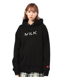 ロゴ＆ハート パーカー