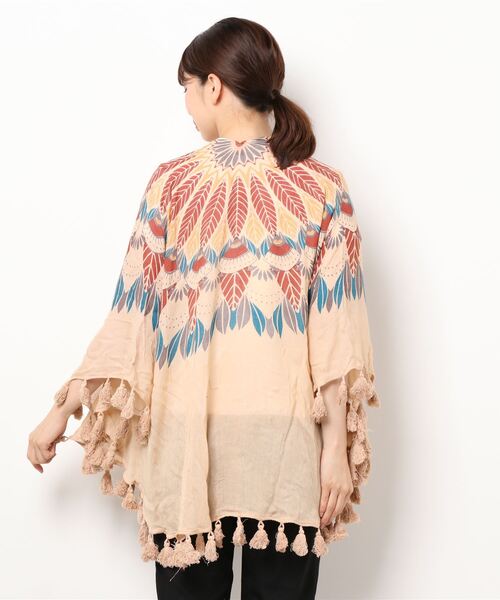 チャイハネ（チャイハネ）の「【チャイハネ】メンデルフリンジカーディガン（カーディガン/ボレロ・レディース・ホワイト/ベージュ/キャメル・FREE）」の15枚目の写真