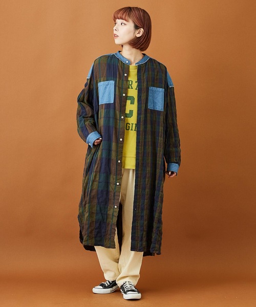 CUBE SUGAR(キューブシュガー)の「細コール ワークパンツ(その他パンツ・レディース・ホワイト/ライトグレー/カーキ/ピンク/ブルー/レッド/ブラック/チャコールグレー・M)」の10枚目の写真