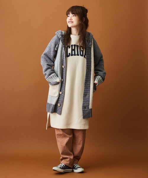 CUBE SUGAR(キューブシュガー)の「細コール ワークパンツ(その他パンツ・レディース・ホワイト/ライトグレー/カーキ/ピンク/ブルー/レッド/ブラック/チャコールグレー・M)」の19枚目の写真