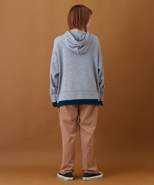 CUBE SUGAR(キューブシュガー)の「細コール ワークパンツ(その他パンツ・レディース・ホワイト/ライトグレー/カーキ/ピンク/ブルー/レッド/ブラック/チャコールグレー・M)」の12枚目の写真