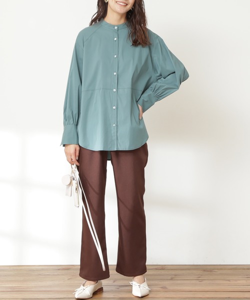 N.(N. Natural Beauty Basic)(エヌエヌナチュラルビューティーベーシック)の「【S Size Line】◆スリムストレートカラーパンツ(その他パンツ・レディース・ブラウン/レッド・SMALL/MEDIUM)」の2枚目の写真