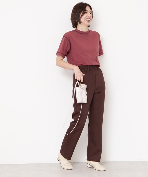 N.(N. Natural Beauty Basic)(エヌエヌナチュラルビューティーベーシック)の「【S Size Line】◆スリムストレートカラーパンツ(その他パンツ・レディース・ブラウン/レッド・SMALL/MEDIUM)」の5枚目の写真