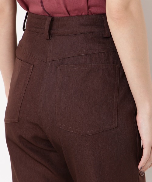 N.(N. Natural Beauty Basic)(エヌエヌナチュラルビューティーベーシック)の「【S Size Line】◆スリムストレートカラーパンツ(その他パンツ・レディース・ブラウン/レッド・SMALL/MEDIUM)」の12枚目の写真