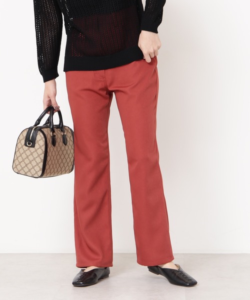 N.(N. Natural Beauty Basic)(エヌエヌナチュラルビューティーベーシック)の「【S Size Line】◆スリムストレートカラーパンツ(その他パンツ・レディース・ブラウン/レッド・SMALL/MEDIUM)」の6枚目の写真