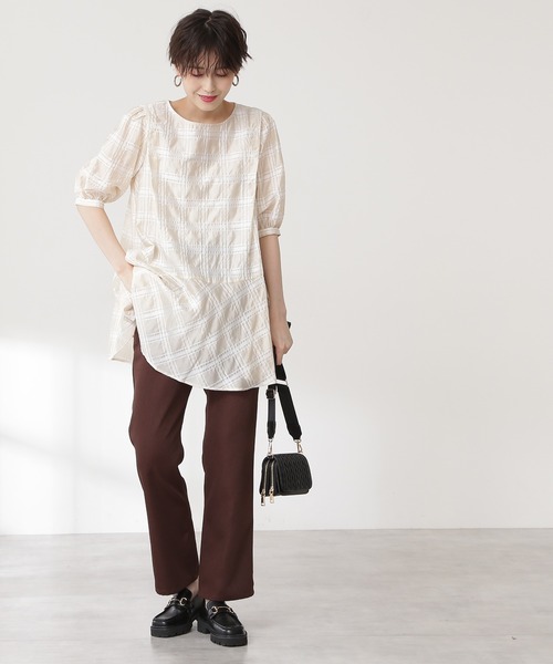 N.(N. Natural Beauty Basic)(エヌエヌナチュラルビューティーベーシック)の「【S Size Line】◆スリムストレートカラーパンツ(その他パンツ・レディース・ブラウン/レッド・SMALL/MEDIUM)」の13枚目の写真