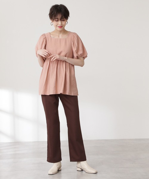 N.(N. Natural Beauty Basic)(エヌエヌナチュラルビューティーベーシック)の「【S Size Line】◆スリムストレートカラーパンツ(その他パンツ・レディース・ブラウン/レッド・SMALL/MEDIUM)」の14枚目の写真