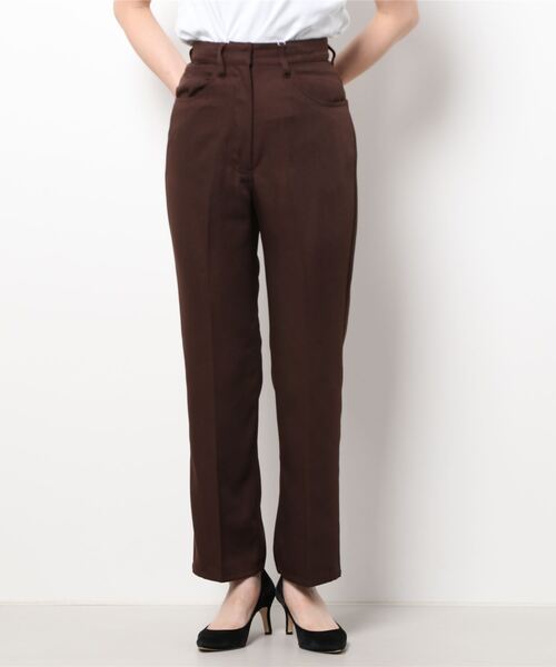 N.(N. Natural Beauty Basic)(エヌエヌナチュラルビューティーベーシック)の「【S Size Line】◆スリムストレートカラーパンツ(その他パンツ・レディース・ブラウン/レッド・SMALL/MEDIUM)」の16枚目の写真