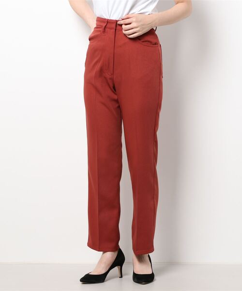 N.(N. Natural Beauty Basic)(エヌエヌナチュラルビューティーベーシック)の「【S Size Line】◆スリムストレートカラーパンツ(その他パンツ・レディース・ブラウン/レッド・SMALL/MEDIUM)」の18枚目の写真