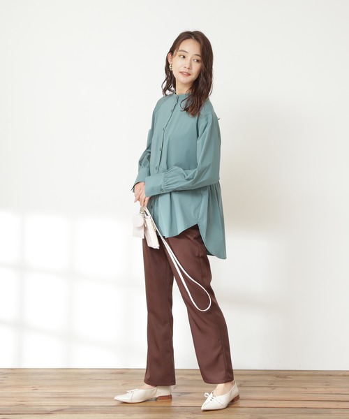 N.(N. Natural Beauty Basic)(エヌエヌナチュラルビューティーベーシック)の「【S Size Line】◆スリムストレートカラーパンツ(その他パンツ・レディース・ブラウン/レッド・SMALL/MEDIUM)」の15枚目の写真