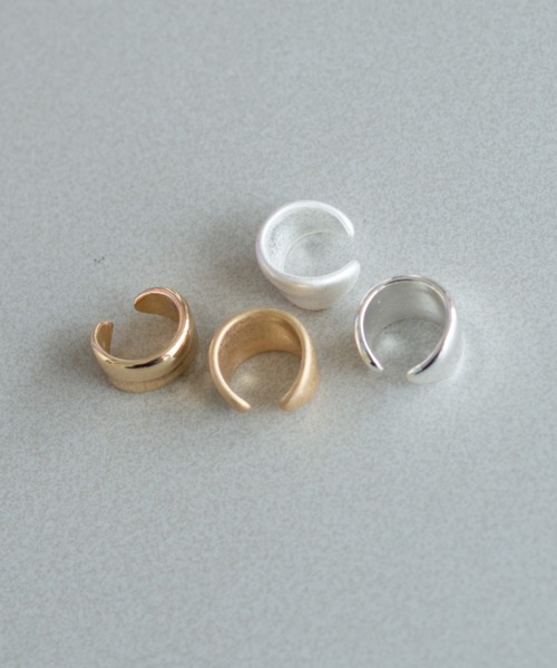 Kastane（カスタネ）の「【fiw.】ワイドメタルイヤカフ（イヤーカフ・レディース・シルバー/ゴールド・FREE）」の7枚目の写真