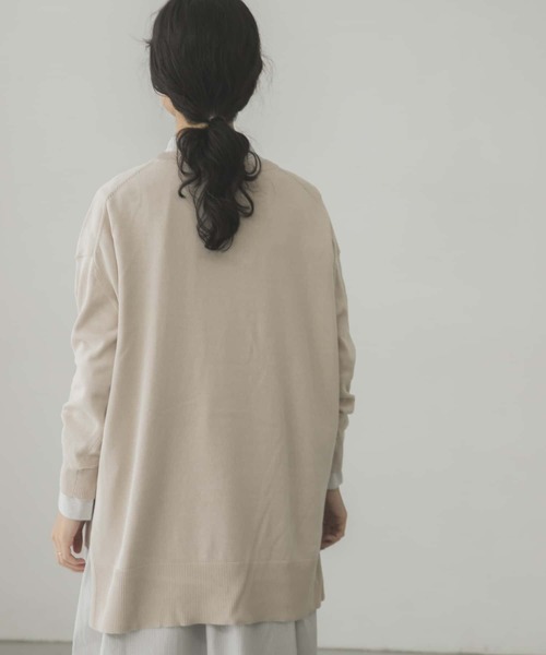 かぐれ（カグレ）の「コットンシルクワイドニット（ニット/セーター・レディース・アイボリー/ブラウン/ブラック・FREE）」の16枚目の写真