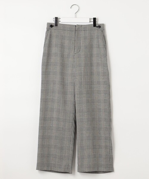 J.PRESS(ジェイプレス)の「T/R ウールストレッチグレンチェックⅡ ストレート パンツ(その他パンツ・レディース・ブラック系3/ネイビー系3・T13/T17/T15)」の11枚目の写真