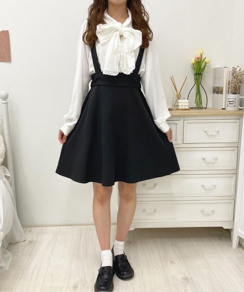 apres jour(アプレジュール)の「サス付きスカート【ZOZOTOWN限定アイテム】(スカート・レディース・モカ/ブラック・X-LARGE/フリー)」の10枚目の写真