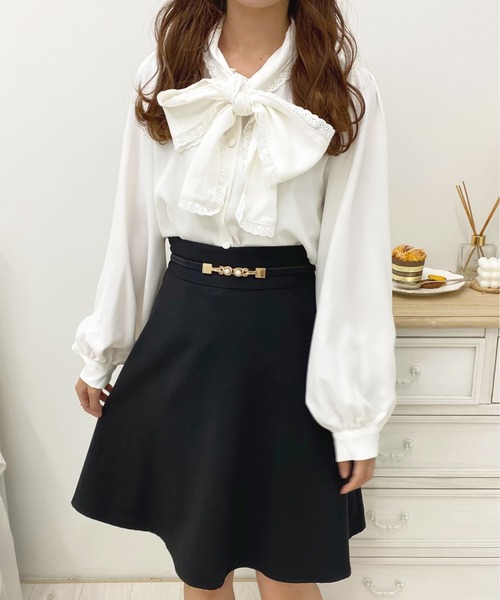 apres jour(アプレジュール)の「サス付きスカート【ZOZOTOWN限定アイテム】(スカート・レディース・モカ/ブラック・X-LARGE/フリー)」の5枚目の写真