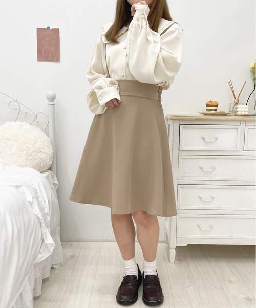 apres jour(アプレジュール)の「サス付きスカート【ZOZOTOWN限定アイテム】(スカート・レディース・モカ/ブラック・X-LARGE/フリー)」の20枚目の写真