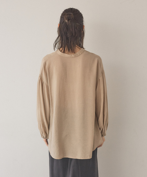 abahouse mavie（アバハウスマヴィ）の「2WAYボリューム袖シアーブラウス（シャツ/ブラウス・レディース・ブラック/ベージュ/ボルドー・フリー）」の19枚目の写真